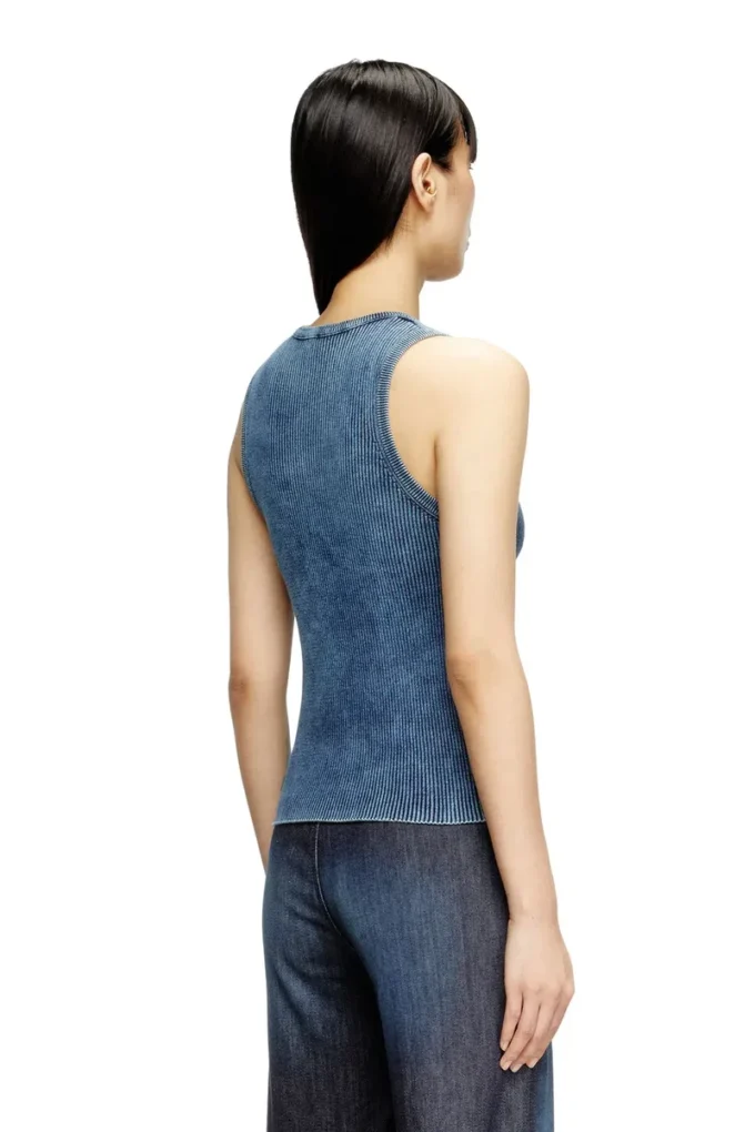 m-anchor-a-sl Canotta in maglia a costine con Oval D