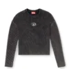 m-anchorex Maglione a costine con cut-out e placca ovale D m-anchorex Maglione a costine con cut-out e placca ovale D