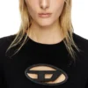 m-areesa-slim Maglione in misto cashmere con logo ritagliato m-areesa-slim Maglione in misto cashmere con logo ritagliato