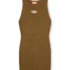 m-caddix Abito senza maniche in maglia a costine m-caddix Abito senza maniche in maglia a costine