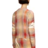 m-chloty Cardigan in lana con stampa a quadri distorti m-chloty Cardigan in lana con stampa a quadri distorti