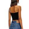 m-clarksvillex Top a fascia con placca con logo