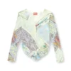 m-fiorina Cardigan corto con stampa medievale m-fiorina Cardigan corto con stampa medievale