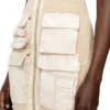 m-gabrielle Abito corto in maglia a costine con tasche cargo m-gabrielle Abito corto in maglia a costine con tasche cargo