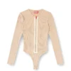 m-gilde Cardigan con zip in cotone a costine m-gilde Cardigan con zip in cotone a costine