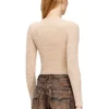 m-gilde Cardigan con zip in cotone a costine m-gilde Cardigan con zip in cotone a costine