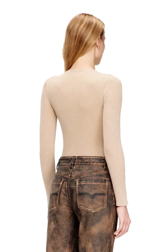 m-gilde Cardigan con zip in cotone a costine m-gilde Cardigan con zip in cotone a costine
