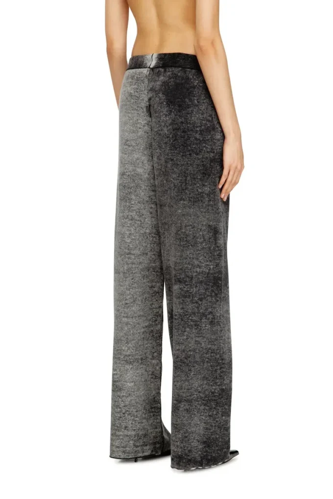 m-honorine Pantaloni da tuta in maglia di lana con stampa rovesciata m-honorine Pantaloni da tuta in maglia di lana con stampa rovesciata