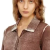 m-loren Cardigan con stampa sfumata sul rovescio m-loren Cardigan con stampa sfumata sul rovescio