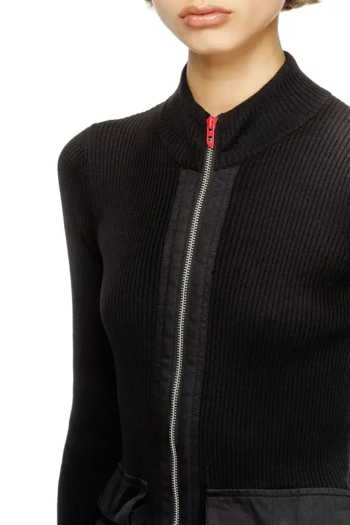 m-melissa Cardigan a costine con tasche cargo m-melissa Cardigan a costine con tasche cargo