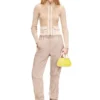 m-melissa Cardigan con zip e tasche cargo in denim m-melissa Cardigan con zip e tasche cargo in denim