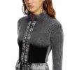 m-melissa Cardigan con zip e tasche cargo in denim m-melissa Cardigan con zip e tasche cargo in denim