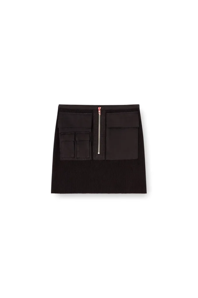 m-meryn-short Minigonna a coste con tasche cargo m-meryn-short Minigonna a coste con tasche cargo