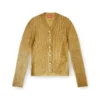 m-millo Cardigan a coste con effetto lucido
