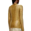 m-millo Cardigan a coste con effetto lucido