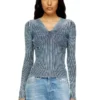 m-milmo Maglione in filato denim con effetto lucido m-milmo Maglione in filato denim con effetto lucido