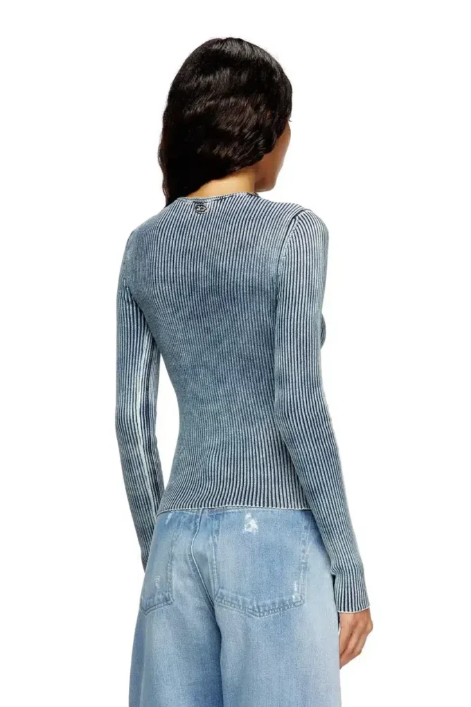 m-milmo Maglione in filato denim con effetto lucido m-milmo Maglione in filato denim con effetto lucido