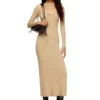 m-oloni Abito midi in lana con intarsio m-oloni Abito midi in lana con intarsio