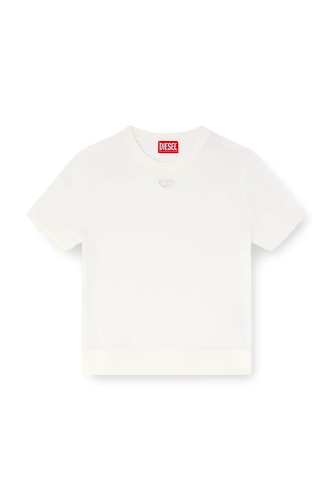 Maglione a maniche corte in lana m-aline