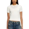 Maglione a maniche corte in lana m-aline