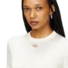 Maglione a maniche corte in lana m-aline