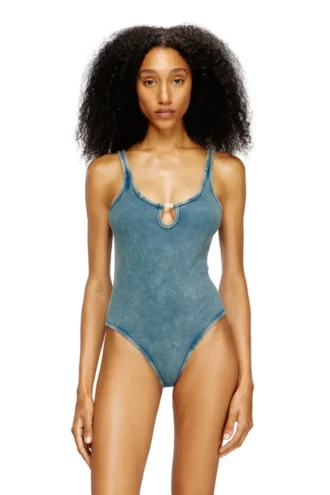 maura-dnm Body in cotone elasticizzato lavato effetto marmo