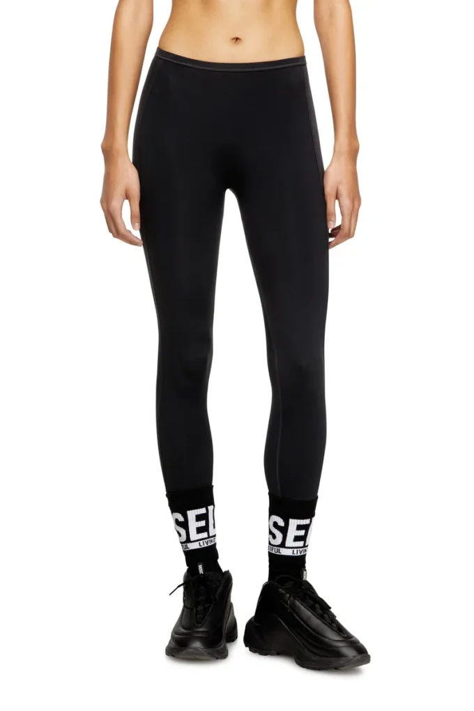 meredith-utlt Leggings in nylon con taglio posteriore ovale D meredith-utlt Leggings in nylon con taglio posteriore ovale D