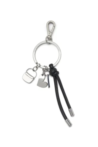 multi iii Portachiavi con ciondoli a forma di cuore e borsa