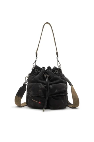 multi-pkts bucket x Borsa a secchiello Multi-Pkts-Multipocket in denim lavato