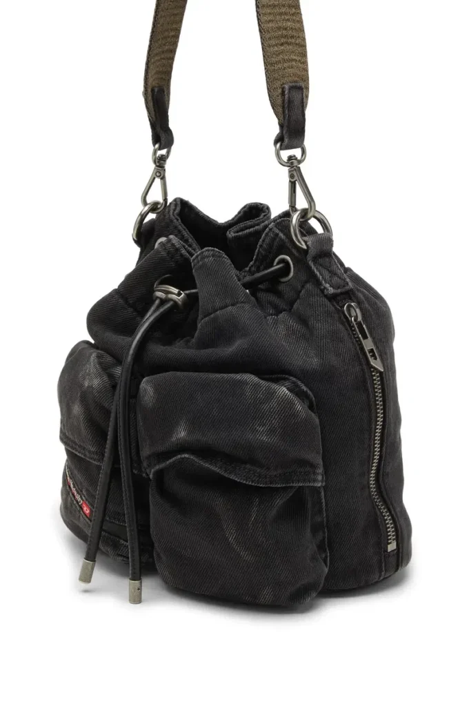 multi-pkts bucket x Borsa a secchiello Multi-Pkts-Multipocket in denim lavato multi-pkts bucket x Borsa a secchiello Multi-Pkts-Multipocket in denim lavato