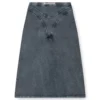 o-alline Gonna midi in jersey effetto denim o-alline Gonna midi in jersey effetto denim