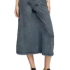 o-alline Gonna midi in jersey effetto denim o-alline Gonna midi in jersey effetto denim