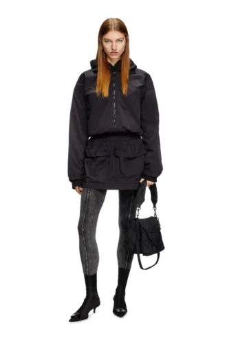 o-cean Minigonna stropicciata con tasche utility
