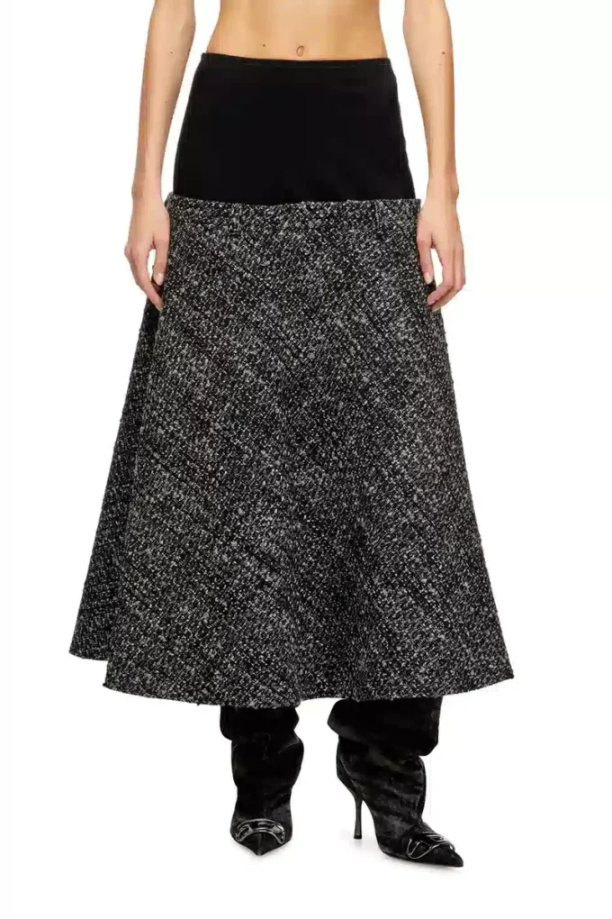 o-grace Gonna bouclé con vita elasticizzata o-grace Gonna bouclé con vita elasticizzata
