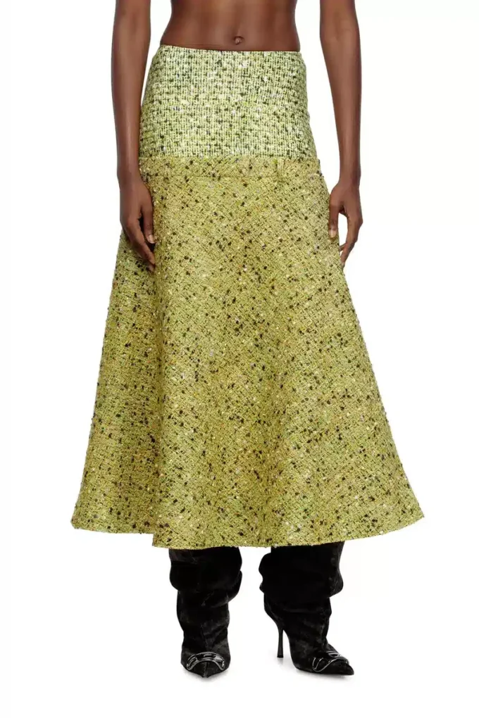 o-grace-mix Gonna bouclé con vita in lycra o-grace-mix Gonna bouclé con vita in lycra