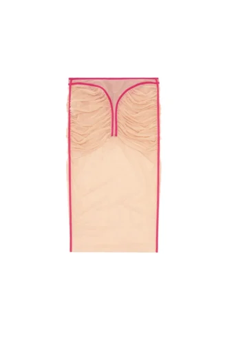 o-lyla Gonna midi trasparente in tulle arricciato