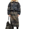 o-mirtow-den Gonna midi in denim con coulisse o-mirtow-den Gonna midi in denim con coulisse