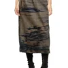 o-mirtow-den Gonna midi in denim con coulisse o-mirtow-den Gonna midi in denim con coulisse