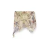 o-silla Gonna stropicciata con stampa medievale mista