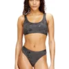oriba-gft Reggiseno a fascia in cotone elasticizzato con stampa metallizzata oriba-gft Reggiseno a fascia in cotone elasticizzato con stampa metallizzata