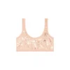 oriba-gft Reggiseno a fascia in cotone elasticizzato con stampa metallizzata oriba-gft Reggiseno a fascia in cotone elasticizzato con stampa metallizzata
