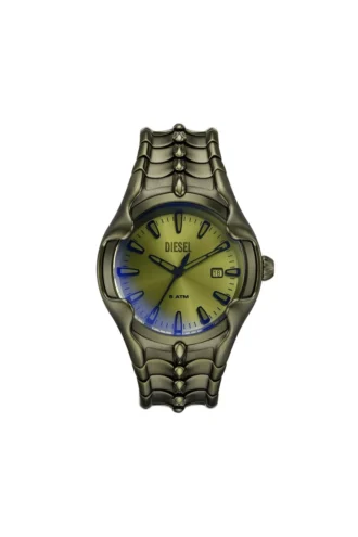 Orologio dz2221 Vert Orologio in acciaio inossidabile verde con tre lancette e datario