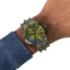Orologio dz2221 Vert Orologio in acciaio inossidabile verde con tre lancette e datario Orologio dz2221 Vert Orologio in acciaio inossidabile verde con tre lancette e datario