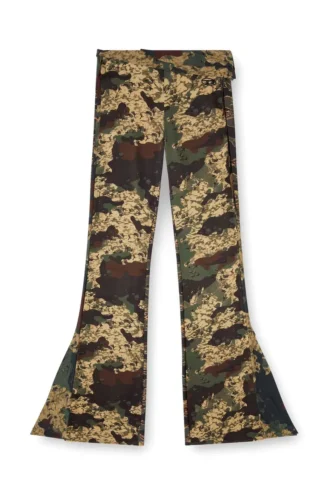 p-affal Pantaloni jazz con stampe mimetiche miste