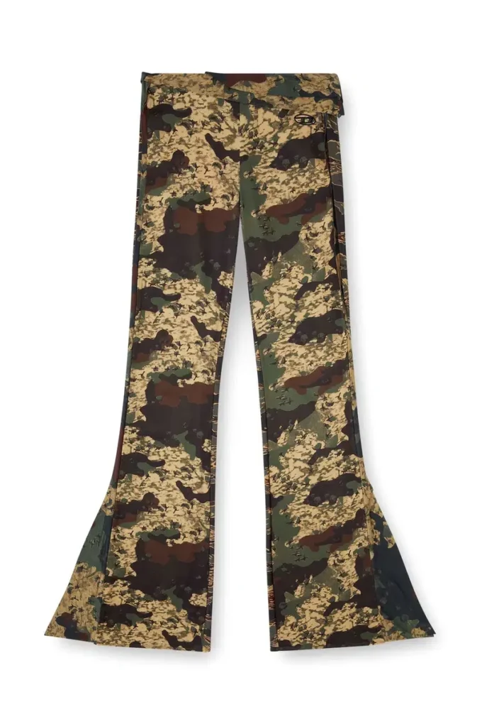 p-affal Pantaloni jazz con stampe mimetiche miste p-affal Pantaloni jazz con stampe mimetiche miste