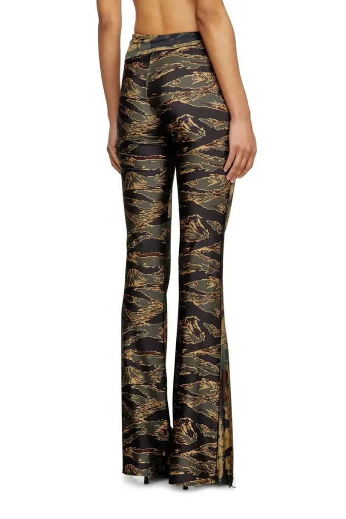 p-affal Pantaloni jazz con stampe mimetiche miste p-affal Pantaloni jazz con stampe mimetiche miste
