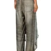 p-aloma Pantaloni avvolgenti in viscosa effetto denim p-aloma Pantaloni avvolgenti in viscosa effetto denim