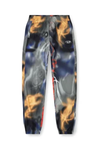 p-arelion Pantaloni in nylon con stampa all-over