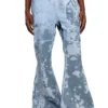 p-belb-p1 Pantaloni da tuta svasati in jersey rivestito