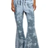 p-belb-p1 Pantaloni da tuta svasati in jersey rivestito